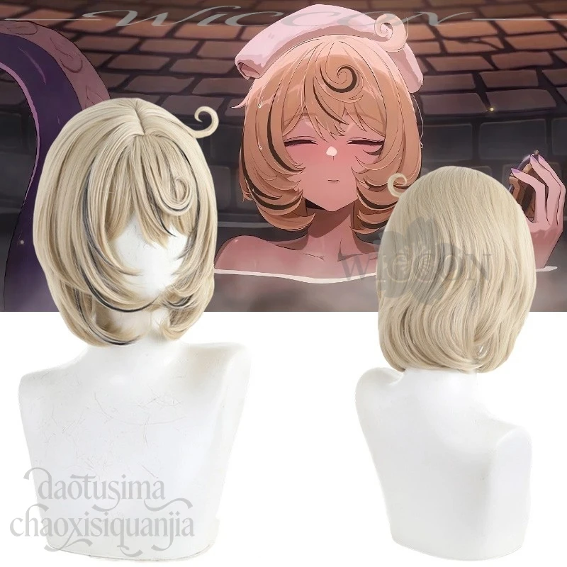 Anime Game Zenless Zone Zero Cosplay Yidhari Shorts Beige Kawaii Wigs Hair Black Highlights Synthetic Hair Halloween Party 코스프레
Anime Game Zenless Zone Zero Cosplay Yidhari Shorts Beige Kawaii Wigs Hair Black Highlights Synthetic Hair Halloween Party 코스프레