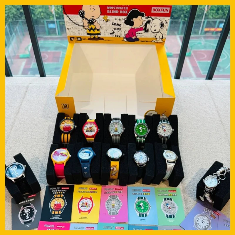Часы слепая коробка, коллекционные часы Snoopy & Friends Mystery Surprise с героями мультфильмов, подарочный набор для детей/взрослых, случайные подарки унисекс
Часы слепая коробка, коллекционные часы Snoopy & Friends Mystery Surprise с героями мультфильмов, подарочный набор для детей/взрослых, случайные подарки унисекс