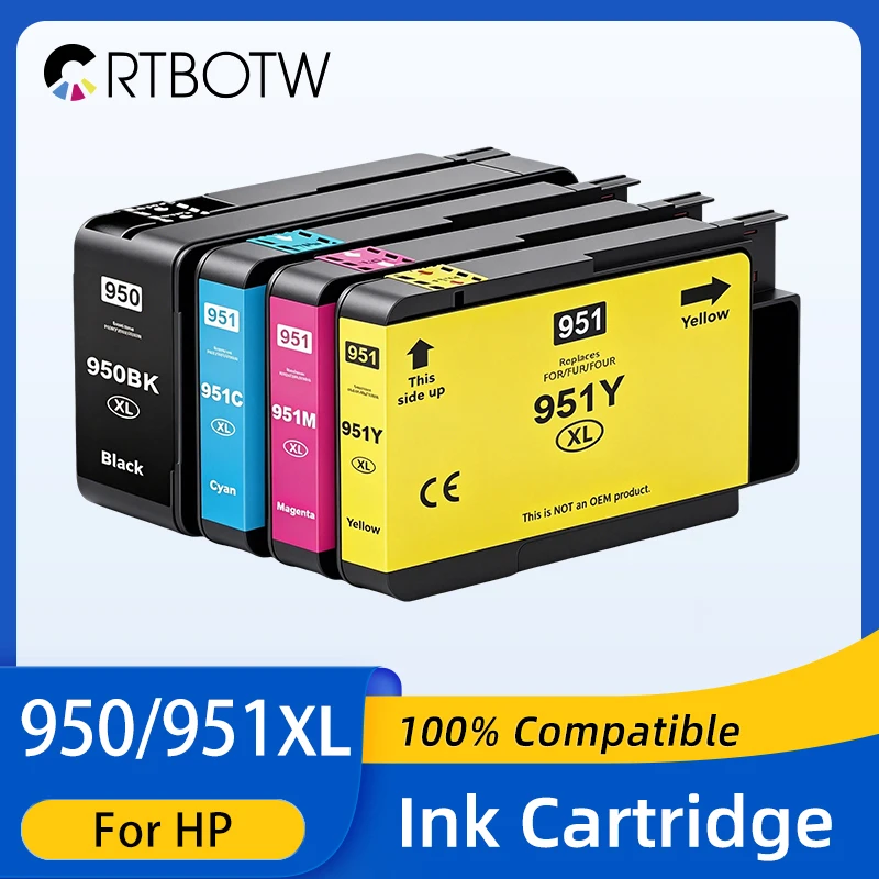 950 951 XL Ink Cartridge For HP 950XL Compatible Officejet Pro 8100 8600 8610 8620 8630 8640 8625 8660 8680 251dw 276dw Printer
950 951 XL Ink Cartridge For HP 950XL Compatible Officejet Pro 8100 8600 8610 8620 8630 8640 8625 8660 8680 251dw 276dw Printer