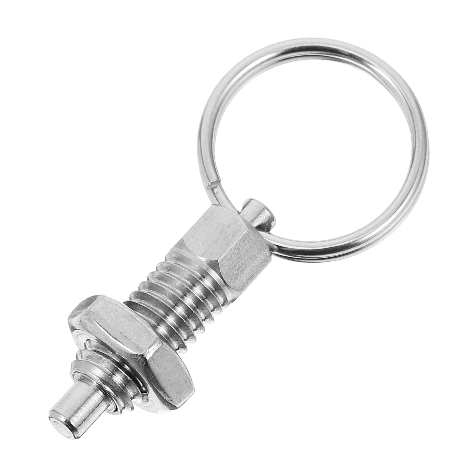 Spring Pin Positioner Heavy Duty Stainless Steel Silver Flange Two Hole Latch Locking Loaded Spring Knob Replacement Parts
Spring Pin Positioner Heavy Duty Stainless Steel Silver Flange Two Hole Latch Locking Loaded Spring Knob Replacement Parts