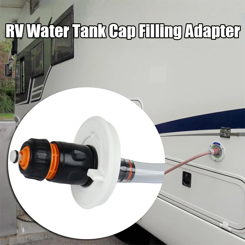 1 Set RV Fuel Cap With Water Connection | Water Tank Cap Filling Adapter For Water Filler Nozzle Motorhome Caravan Accessories
1 Set RV Fuel Cap With Water Connection | Water Tank Cap Filling Adapter For Water Filler Nozzle Motorhome Caravan Accessories