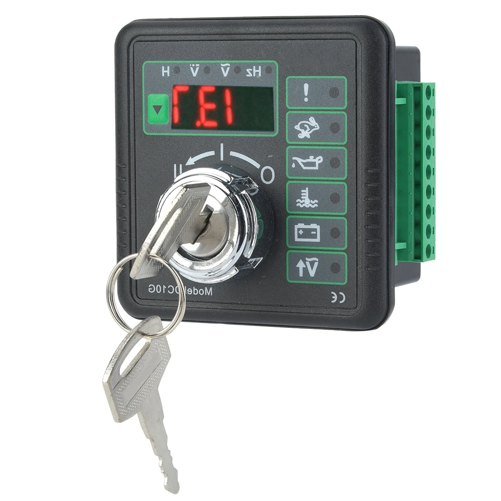 Approx. 78 * 78 * 72mm DC10G Controller Cumulative Running Time Easy Installation Overspeed Protection Engine Monitoring 
Approx. 78 * 78 * 72mm DC10G Controller Cumulative Running Time Easy Installation Overspeed Protection Engine Monitoring