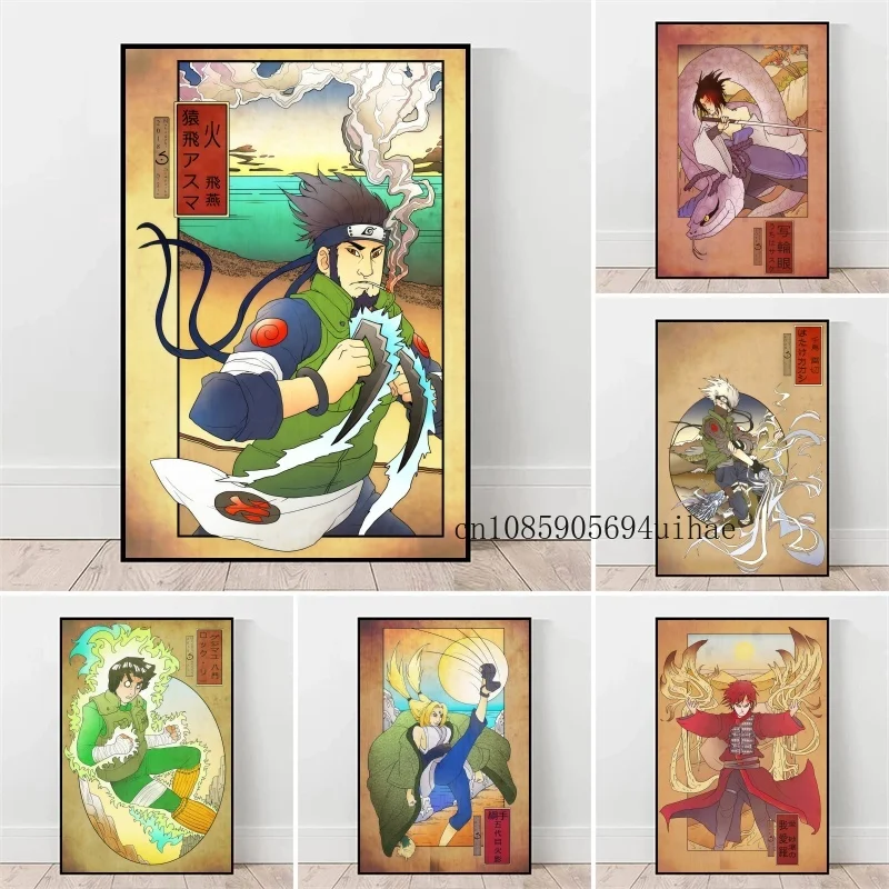 Japanese Anime Naruto Poster Prints Home Living Room Wall Art Decorative Murals Canvas Painting Wall Retro Art Decor Aesthetics
Japanese Anime Naruto Poster Prints Home Living Room Wall Art Decorative Murals Canvas Painting Wall Retro Art Decor Aesthetics