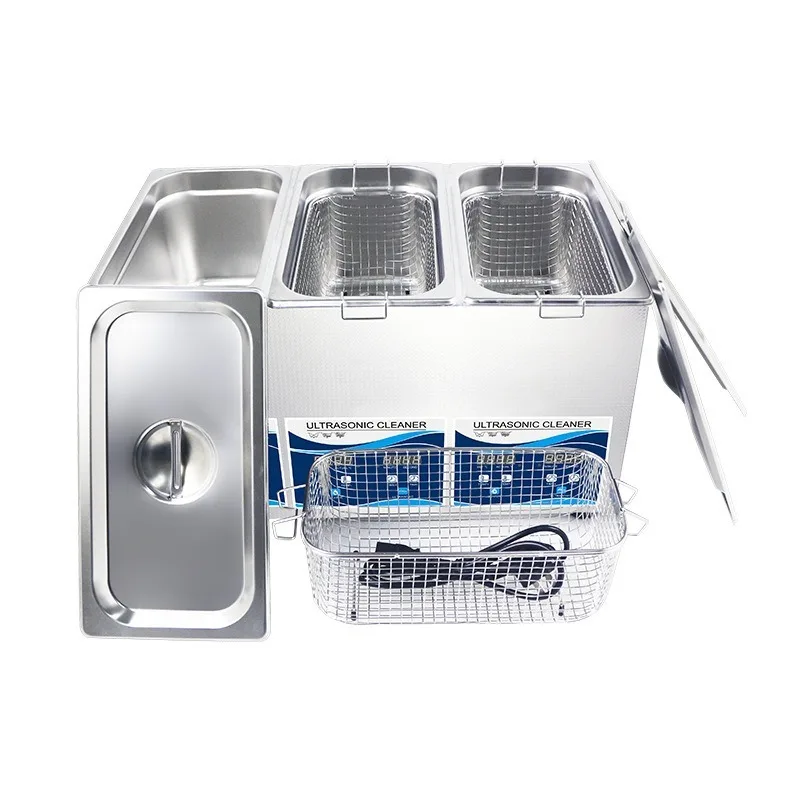 Small Ultrasonic Cleaning Machine Three-slot Hardware Parts Degreasing Ultrasonic Cleaner Cleaning
Small Ultrasonic Cleaning Machine Three-slot Hardware Parts Degreasing Ultrasonic Cleaner Cleaning