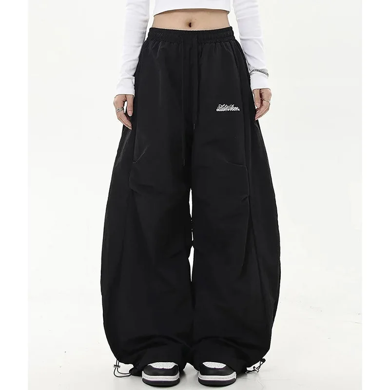 American Vintage Cargo Wide Lag Pants Women Black High Waisted Harajuku Y2K Loose Pants Causal Lazy Jazz Dance Trousers
American Vintage Cargo Wide Lag Pants Women Black High Waisted Harajuku Y2K Loose Pants Causal Lazy Jazz Dance Trousers