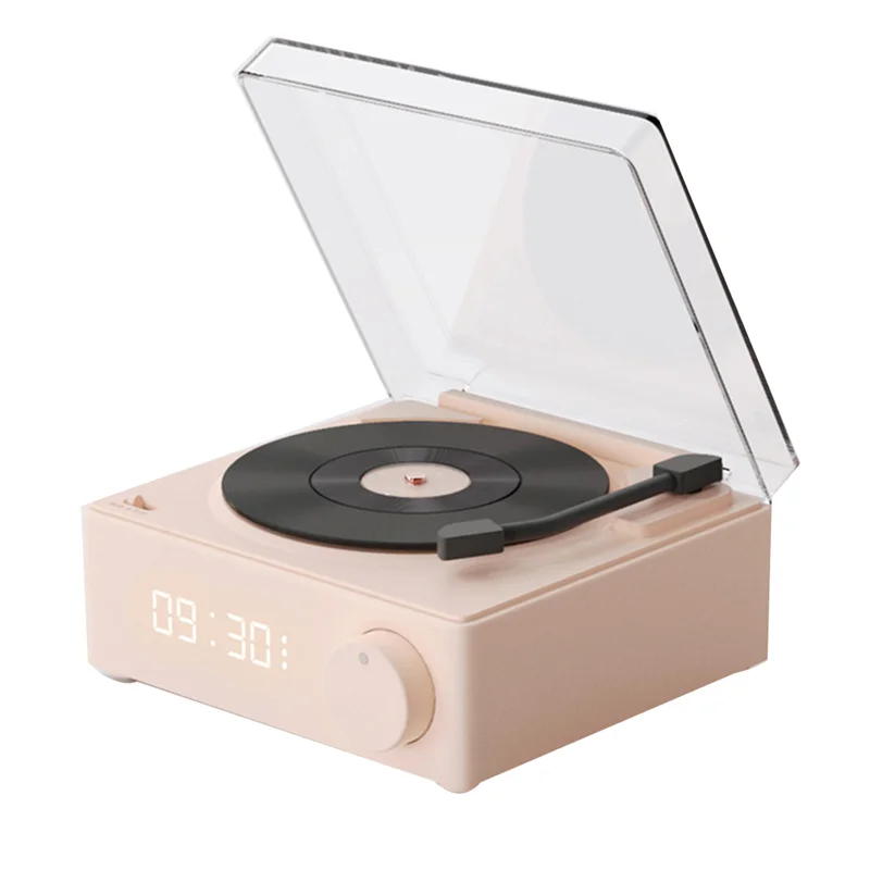Multifunctional Bluetooth Speaker Alarm Clock Vinyl Record Player Desktop Sound Box for Home Living Room Bedroom-C
Multifunctional Bluetooth Speaker Alarm Clock Vinyl Record Player Desktop Sound Box for Home Living Room Bedroom-C