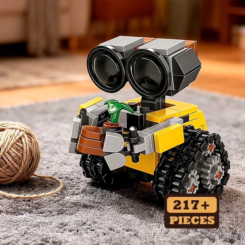 Classic Movie 200+pcs Mini Robot Wall-e MOC Building Blocks Model DIY Bricks Kits Creative Toys for Kids Children Adult Gifts
Classic Movie 200+pcs Mini Robot Wall-e MOC Building Blocks Model DIY Bricks Kits Creative Toys for Kids Children Adult Gifts