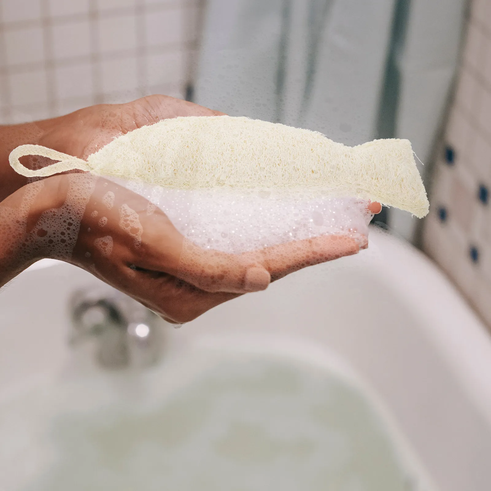 1Pcs Premium Loofah Bath Towel Soft Skin-Safe Exfoliator Foaming Body Cleansing Tool Portable Shower Towel Bathroom Accessories
1Pcs Premium Loofah Bath Towel Soft Skin-Safe Exfoliator Foaming Body Cleansing Tool Portable Shower Towel Bathroom Accessories