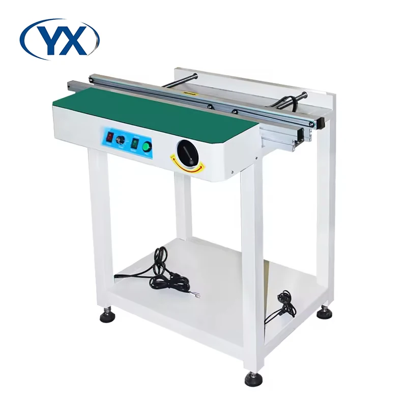 PCB Handling Equipment SMT Inspection Belt Conveyor for Working Table Assemble Line
PCB Handling Equipment SMT Inspection Belt Conveyor for Working Table Assemble Line