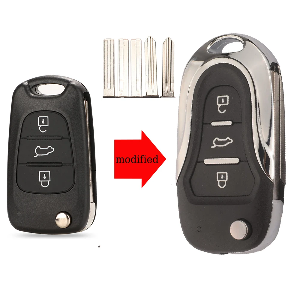 jingyuqin Modified Flip Remote Car Key Shell For Hyundai I20 I30 IX35 I35 Accent Kia Picanto Sportage K5 Folding Part
jingyuqin Modified Flip Remote Car Key Shell For Hyundai I20 I30 IX35 I35 Accent Kia Picanto Sportage K5 Folding Part
