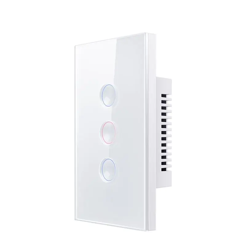 ABXF-Tuya Wifi White Smart Touch Switch 110-240V 2.5D Concave Style Zigbee3.0 Signal Repeater Work With Alexa Google Home 3 Gang
ABXF-Tuya Wifi White Smart Touch Switch 110-240V 2.5D Concave Style Zigbee3.0 Signal Repeater Work With Alexa Google Home 3 Gang