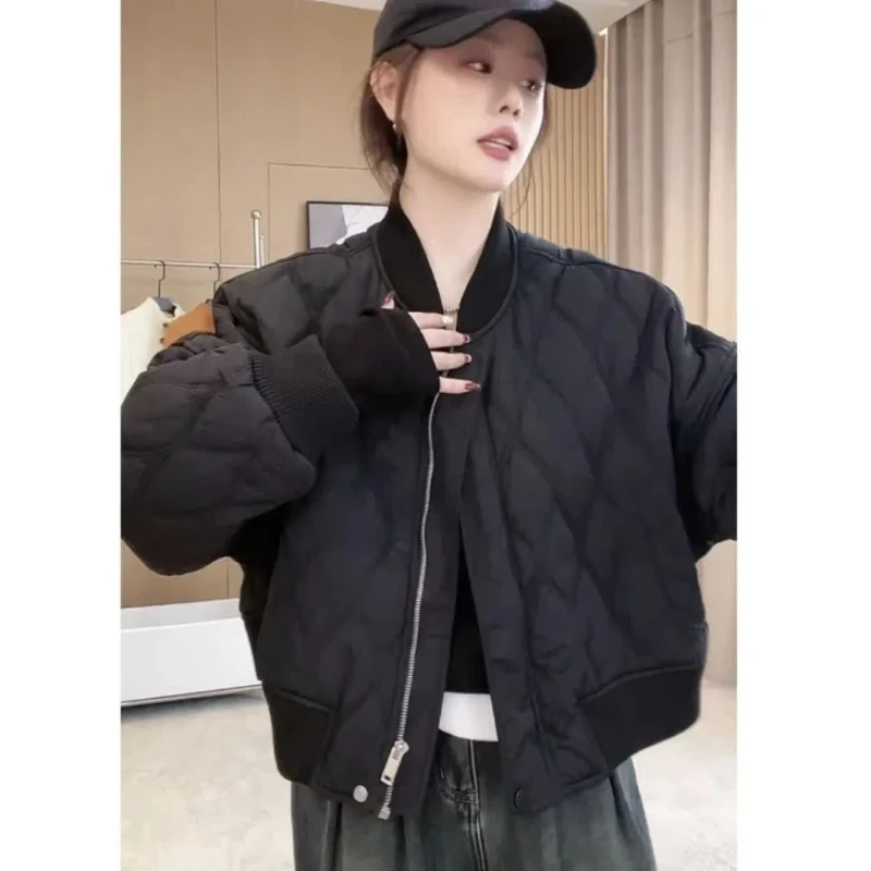 Fashionable Thick Embroidered Short Cotton Jacket Women's Versatile Loose Casual Lightweight Cotton Jacket
Fashionable Thick Embroidered Short Cotton Jacket Women's Versatile Loose Casual Lightweight Cotton Jacket
