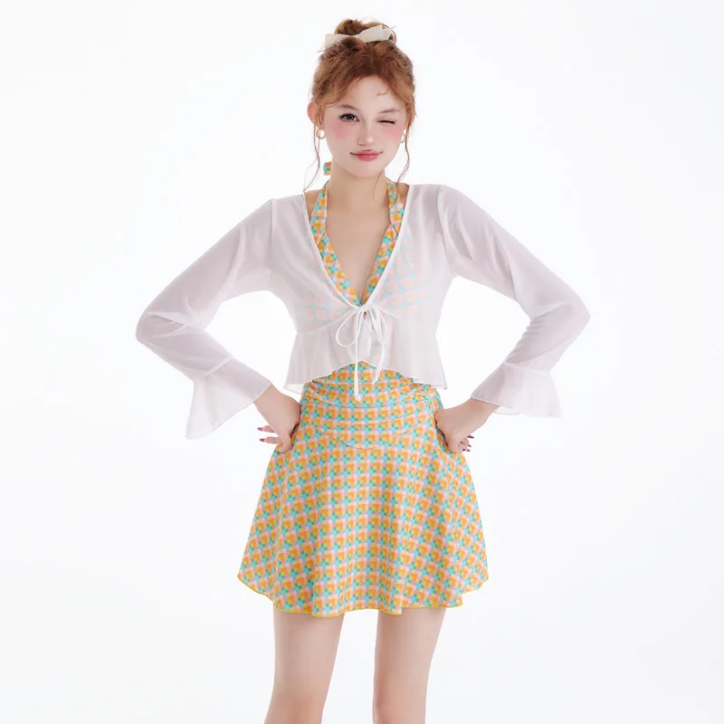 2024 Summer New Fashion plus Size Swimsuit Women's Conservative Skirt One-Piece Fresh Student Vacation Swimsuit
2024 Summer New Fashion plus Size Swimsuit Women's Conservative Skirt One-Piece Fresh Student Vacation Swimsuit
