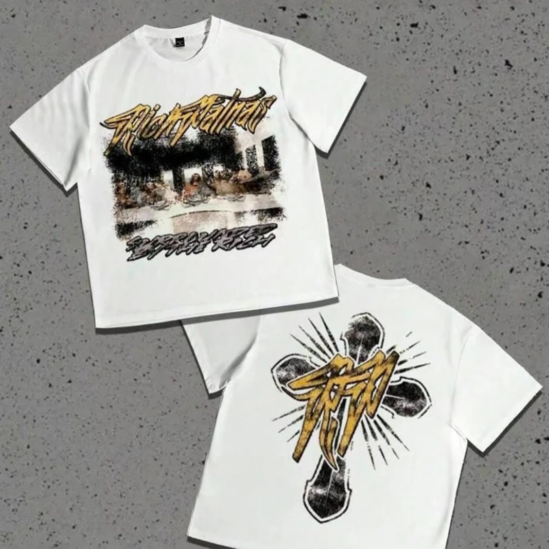 Мужская футболка с узором Y2K с жирным текстом для дня рождения и крестом, повседневная одежда, винтажный уличный топ для клубных мероприятий
Мужская футболка с узором Y2K с жирным текстом для дня рождения и крестом, повседневная одежда, винтажный уличный топ для клубных мероприятий