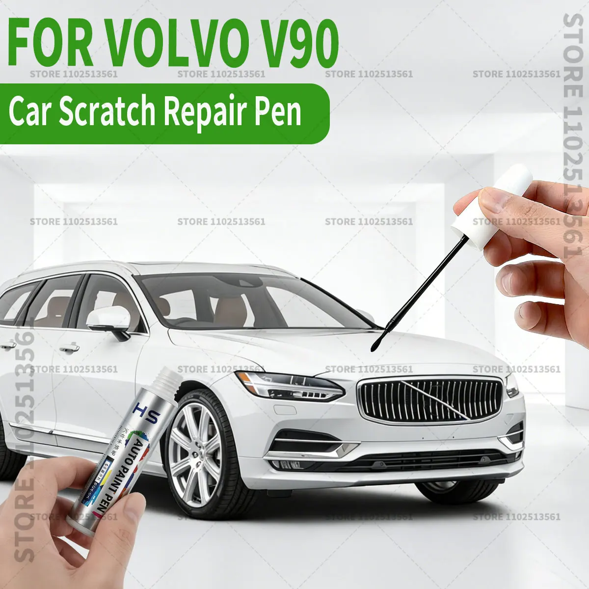 Ручка-корректор для ремонта лакокрасочного покрытия автомобиля, аксессуары для устранения царапин для Volvo V90 2016-2025: серый 724, 714, 492, 728, кристально-белый 707, коричневый 722
Ручка-корректор для ремонта лакокрасочного покрытия автомобиля, аксессуары для устранения царапин для Volvo V90 2016-2025: серый 724, 714, 492, 728, кристально-белый 707, коричневый 722