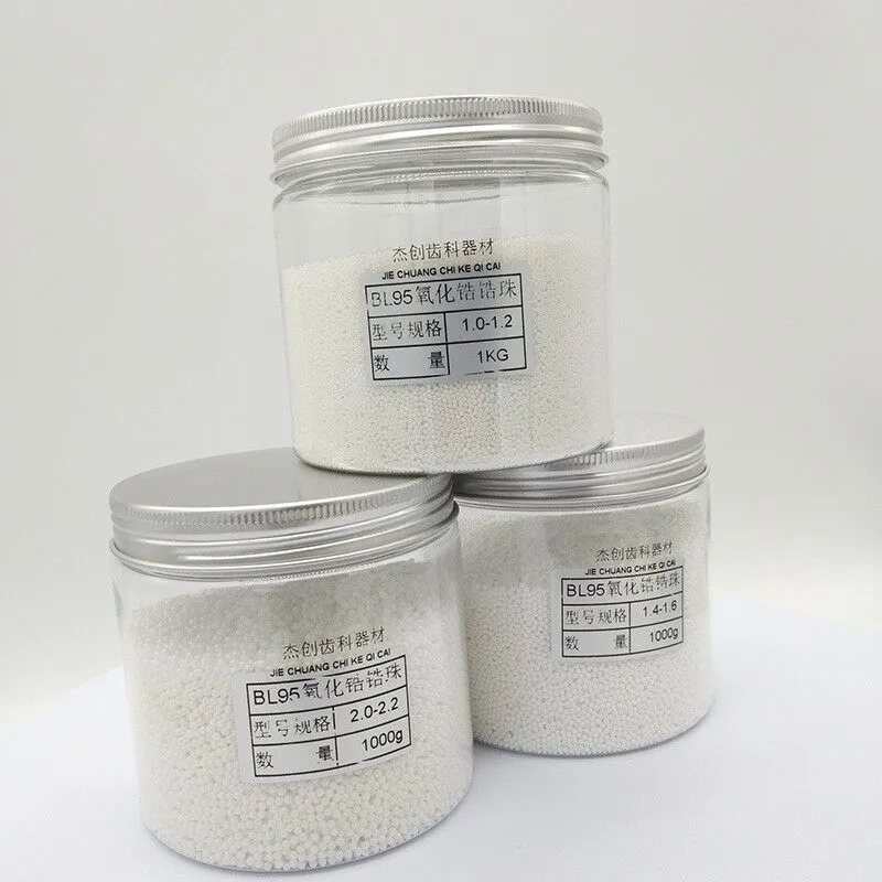 200g Zirconia Dental Sintering Beads 95% 1.0-2.0mm Dentistry Sintered Beads Dental Materials for Professional Use
200g Zirconia Dental Sintering Beads 95% 1.0-2.0mm Dentistry Sintered Beads Dental Materials for Professional Use