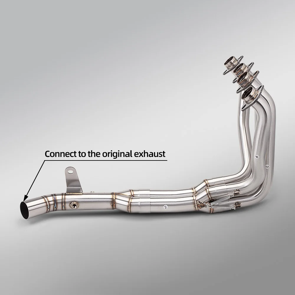 For ninja Z900 Z 900 2017-2026 Motorcycle Exhaust Escape Front Slip On Link Pipe With 2 oxygen sensors Connect Original Muffler
For ninja Z900 Z 900 2017-2026 Motorcycle Exhaust Escape Front Slip On Link Pipe With 2 oxygen sensors Connect Original Muffler