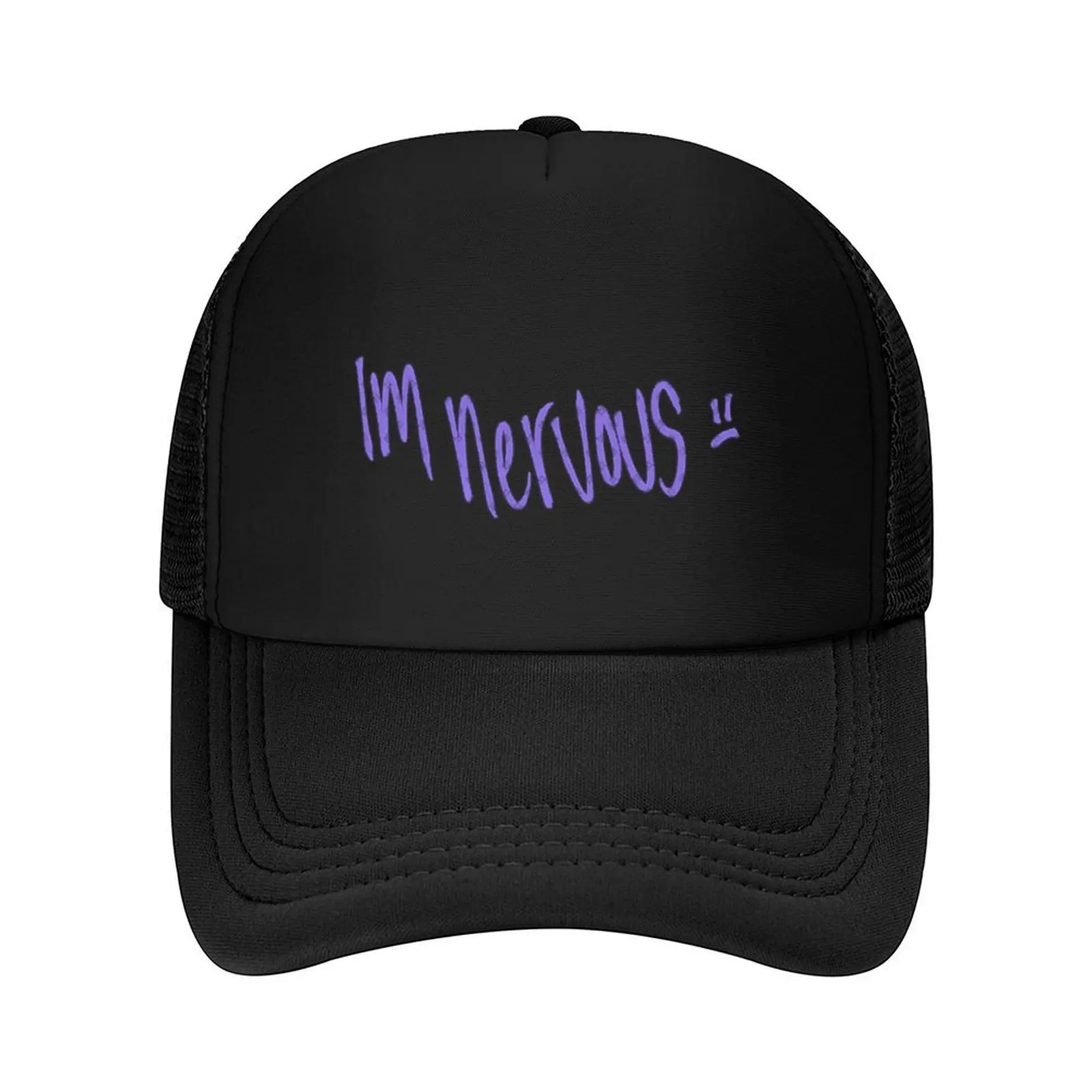 I’m nervous :( Baseball Cap black fishing hat fashionable Streetwear Women Men's
I’m nervous :( Baseball Cap black fishing hat fashionable Streetwear Women Men's