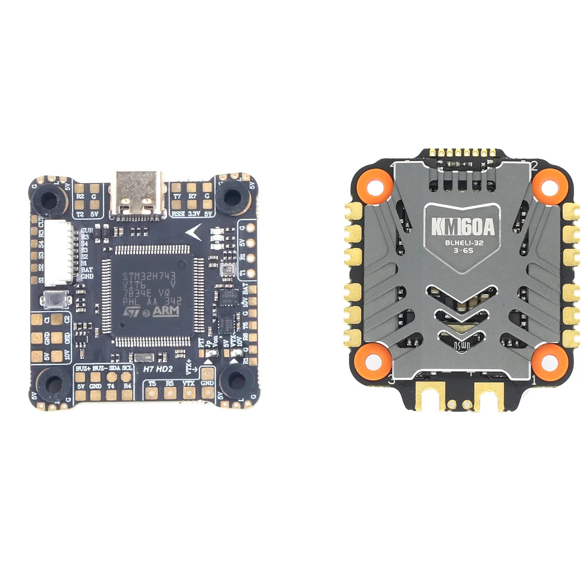 SKYSTARS H743 HD DualGyro Flight Controller H7 X8 With OSD & KM60 60A BIheli 32 ESC
SKYSTARS H743 HD DualGyro Flight Controller H7 X8 With OSD & KM60 60A BIheli 32 ESC