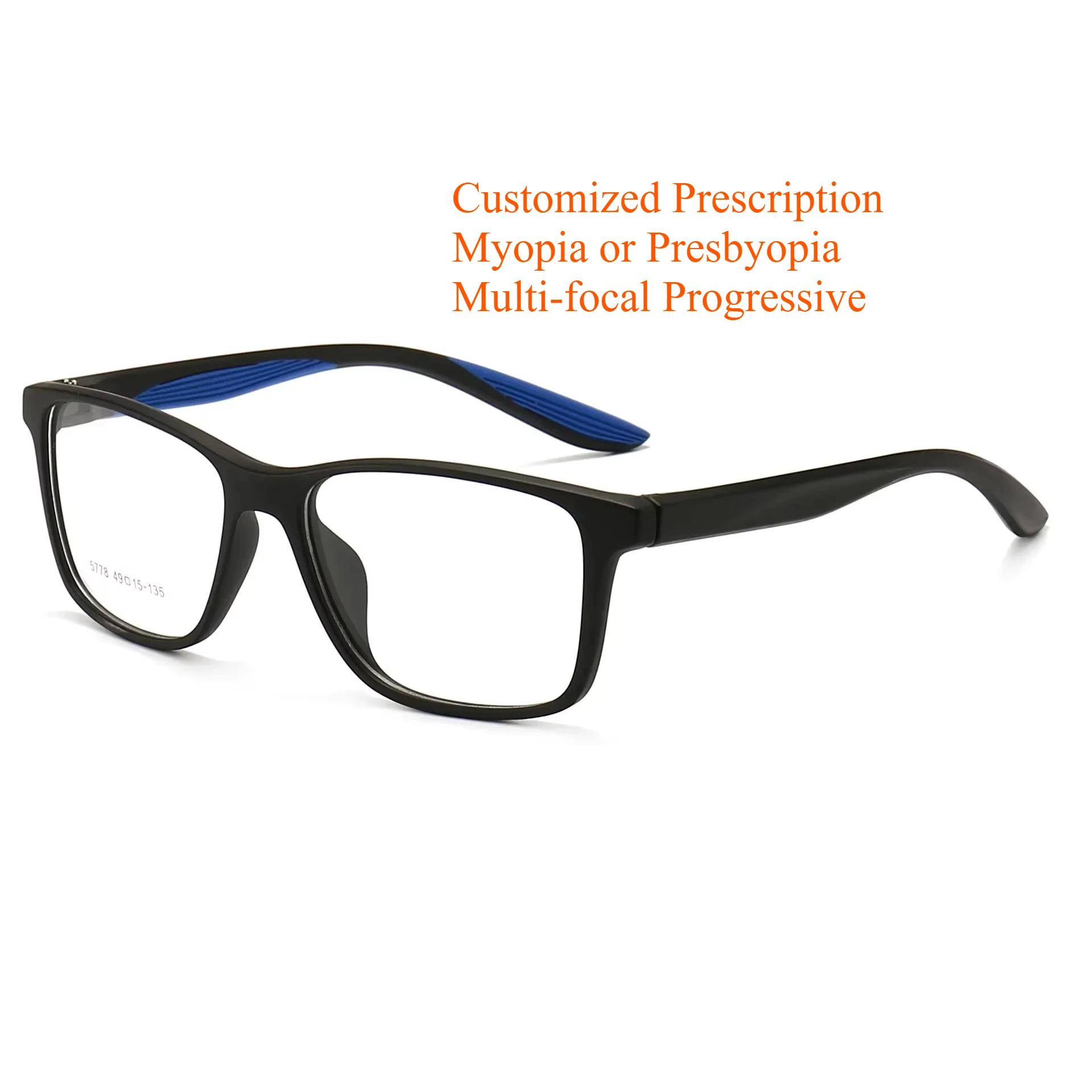 Customized Prescription Men Women TR90 Frame Photochromic Myopia Reading Glasses Multi-focal Progressive Lens
Customized Prescription Men Women TR90 Frame Photochromic Myopia Reading Glasses Multi-focal Progressive Lens