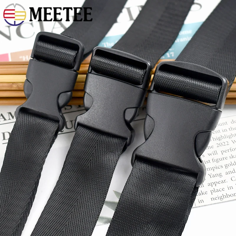 1-5Sets Meetee 20-50mm Nylon Webbing Tape+Plastic Release Buckles Backpack Strap Loose Buckle Ribbon Adjustable Closure Hooks
1-5Sets Meetee 20-50mm Nylon Webbing Tape+Plastic Release Buckles Backpack Strap Loose Buckle Ribbon Adjustable Closure Hooks