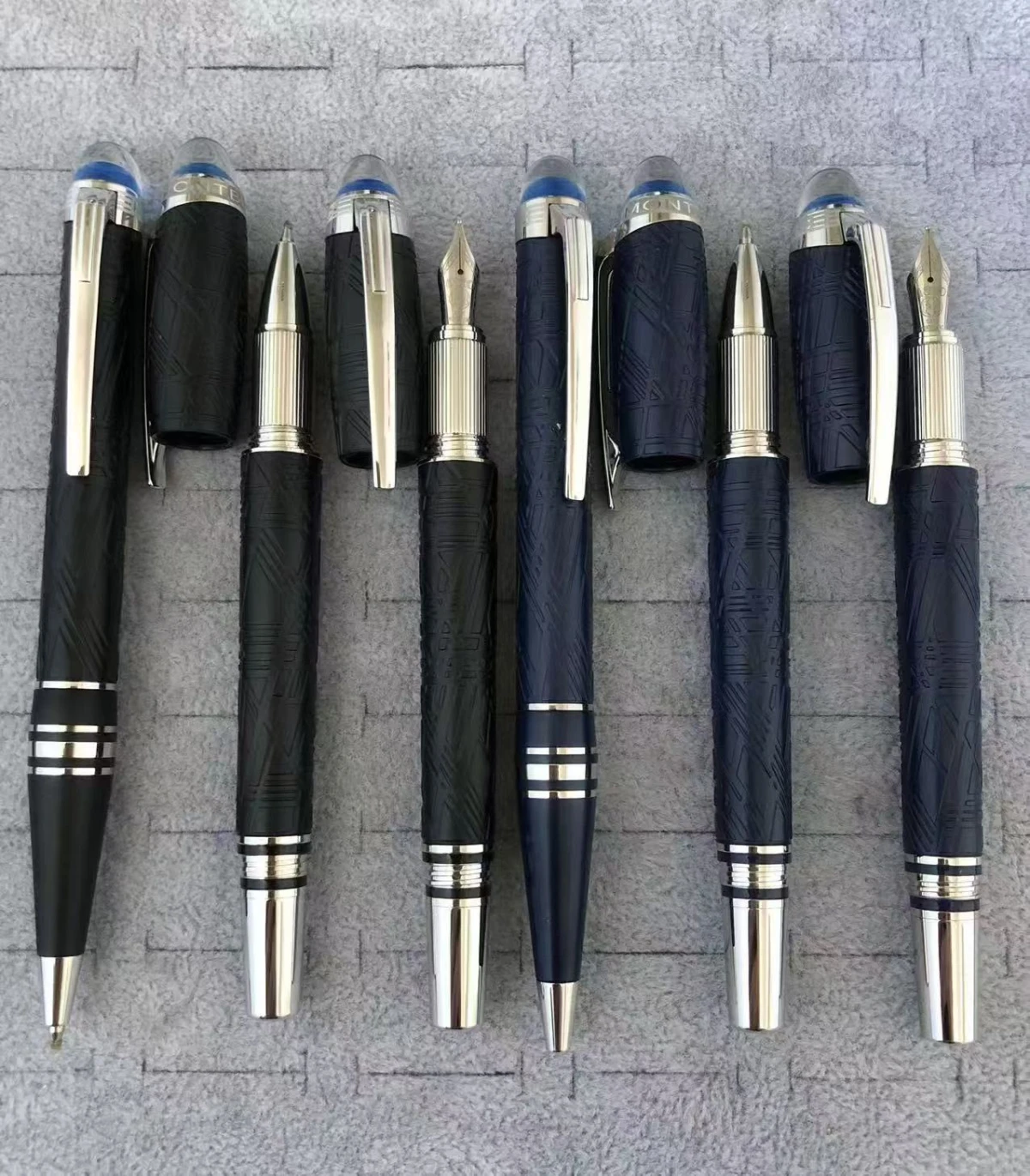 Luxury Fountain Pen Black Blue Rollerball Ballpoint Pen Smooth Writing Business Signature Pen Premium Office Stationery Gift
Luxury Fountain Pen Black Blue Rollerball Ballpoint Pen Smooth Writing Business Signature Pen Premium Office Stationery Gift