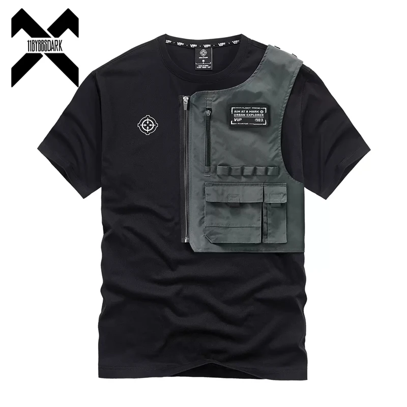 Techwear Tactical T-Shirt Mens Patchwork Design Functional T Shirt 2023 Summer Streetwear Harajuku Tshirt Black Tees Tops
Techwear Tactical T-Shirt Mens Patchwork Design Functional T Shirt 2023 Summer Streetwear Harajuku Tshirt Black Tees Tops