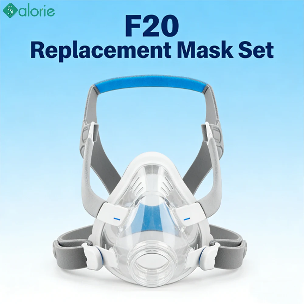 Комплект сменных масок AirFit F20 «все в одном» с подушкой из пены с эффектом памяти — включает головной убор, раму, клипсы и основные аксессуары
Комплект сменных масок AirFit F20 «все в одном» с подушкой из пены с эффектом памяти — включает головной убор, раму, клипсы и основные аксессуары