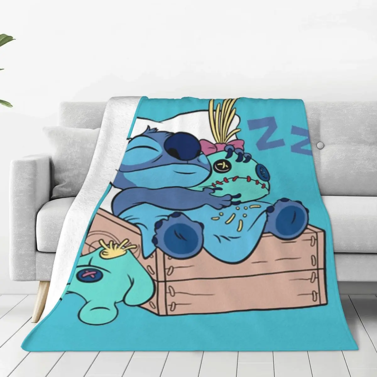 Stitch Soft Flannel Throw Blanket - Cozy and Lightweight Fleece Blanket for Home, Travel, and Outdoor Use All Year Round
Stitch Soft Flannel Throw Blanket - Cozy and Lightweight Fleece Blanket for Home, Travel, and Outdoor Use All Year Round