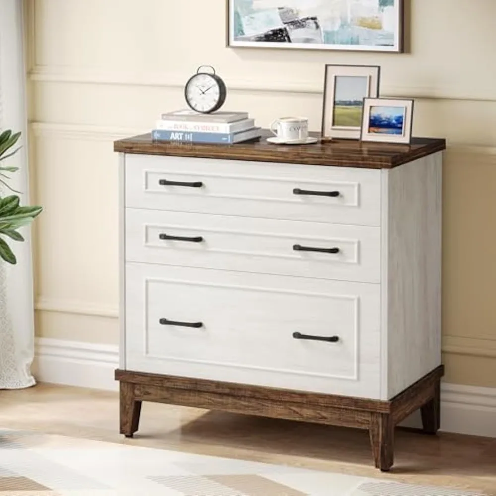 3-Drawer File Cabinet, Lateral Filing Cabinet for A4/Letter/Legal Size, Wood Office Storage Cabinet Printer Stand for Home Offi
3-Drawer File Cabinet, Lateral Filing Cabinet for A4/Letter/Legal Size, Wood Office Storage Cabinet Printer Stand for Home Offi