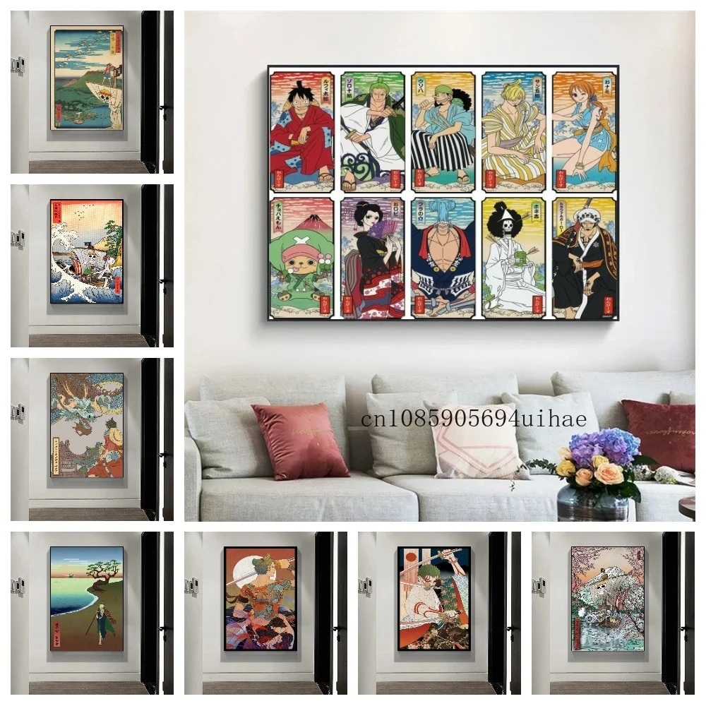 Japan Hot-blooded Anime Surrounding One Piece Luffy Art Canvas Painting Retro Posters Print Mural Home Wall Aesthetic Room Decor
Japan Hot-blooded Anime Surrounding One Piece Luffy Art Canvas Painting Retro Posters Print Mural Home Wall Aesthetic Room Decor