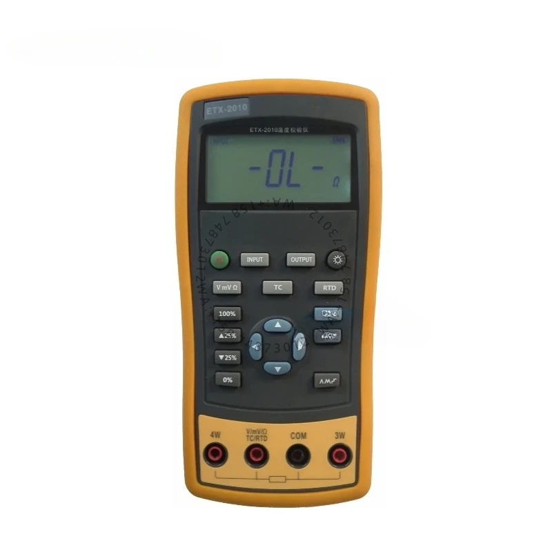 ETX-2010 ETX-1810 0.02% Digital Resistance RTD TC Temperature Calibrator 
ETX-2010 ETX-1810 0.02% Digital Resistance RTD TC Temperature Calibrator