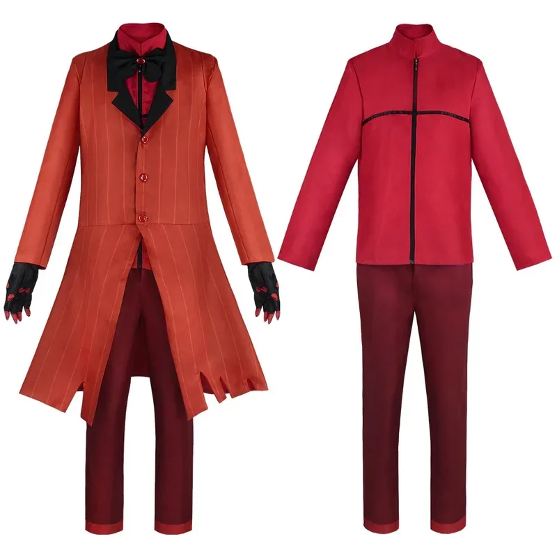Alastor Cosplay Costume Hazbin Uniform with Tie Gloves Radio Demon Halloween Costume Anime Hazbin Alastor Outfits
Alastor Cosplay Costume Hazbin Uniform with Tie Gloves Radio Demon Halloween Costume Anime Hazbin Alastor Outfits