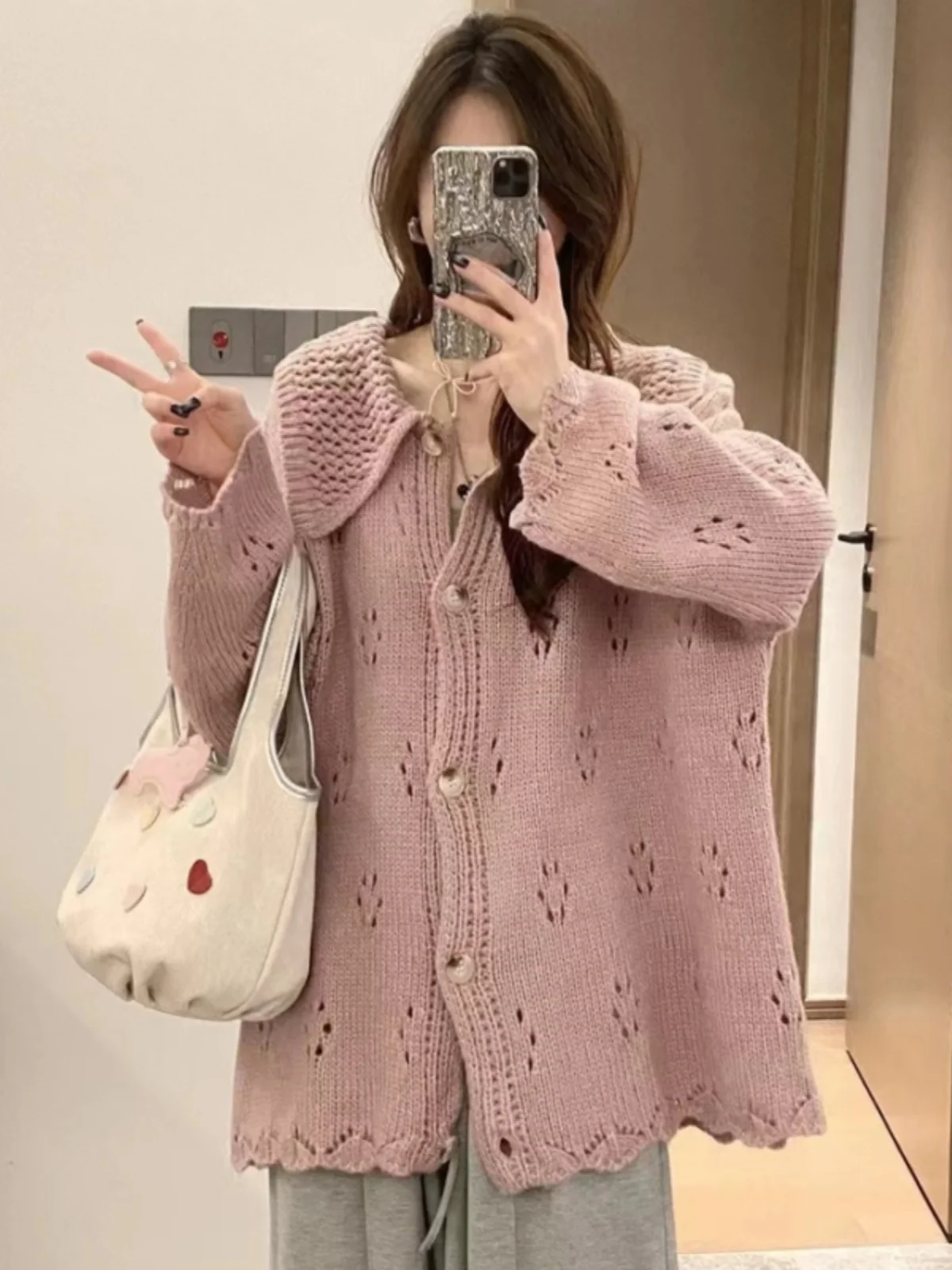 Женский винтажный открытый кардиган с крючками, трикотаж, весенне-осенняя свободная утягивающая вязаная верхняя одежда
Женский винтажный открытый кардиган с крючками, трикотаж, весенне-осенняя свободная утягивающая вязаная верхняя одежда