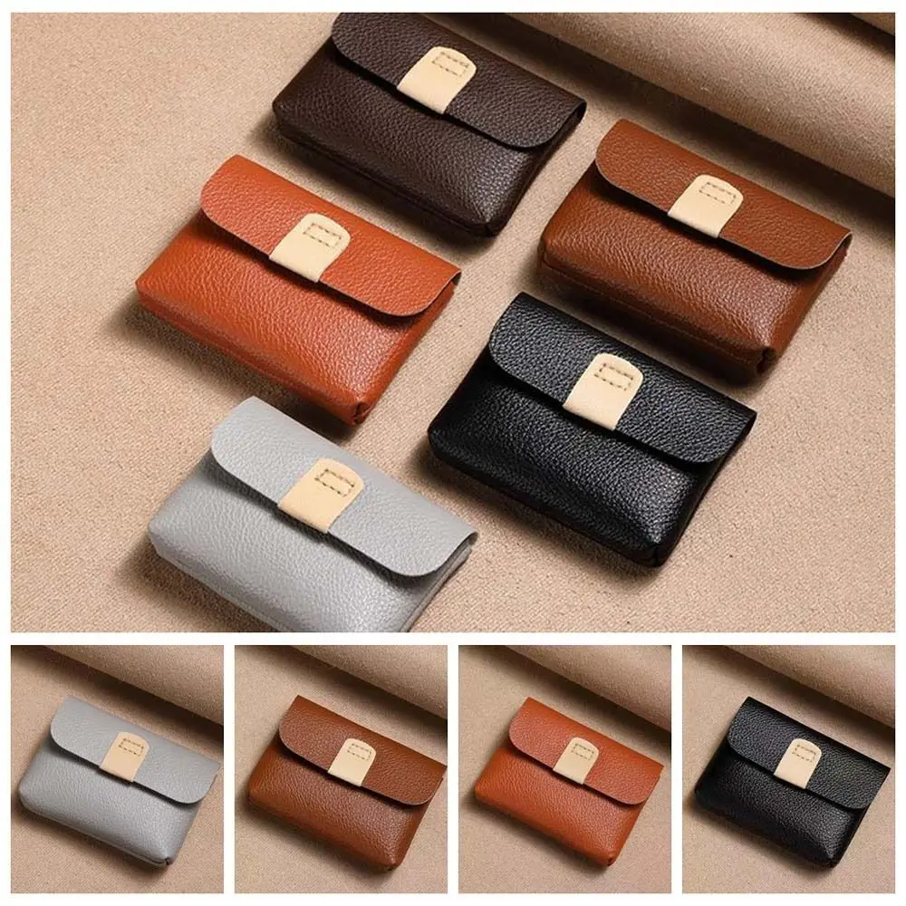 Solid Color Short Coin Purse Waterproof Large Capacity Small Leather Wallet Earphone Bag Handbag ID Credit Card Holder Outdoor
Solid Color Short Coin Purse Waterproof Large Capacity Small Leather Wallet Earphone Bag Handbag ID Credit Card Holder Outdoor