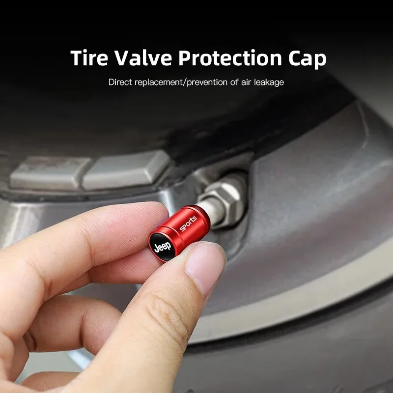 4Pcs Metal Tire Valve Caps, Waterproof Dustproof Air Valve Covers for Jeep Wrangler JK Renegade Grand Cherokee Compass Gladiator
4Pcs Metal Tire Valve Caps, Waterproof Dustproof Air Valve Covers for Jeep Wrangler JK Renegade Grand Cherokee Compass Gladiator