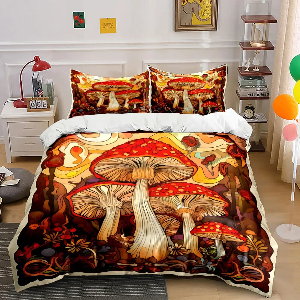 Mushroom Art Decor Set - Nature Multiple sizes kid's and adults' bedroom Exquisite 3PC bedding set, gift
Mushroom Art Decor Set - Nature Multiple sizes kid's and adults' bedroom Exquisite 3PC bedding set, gift