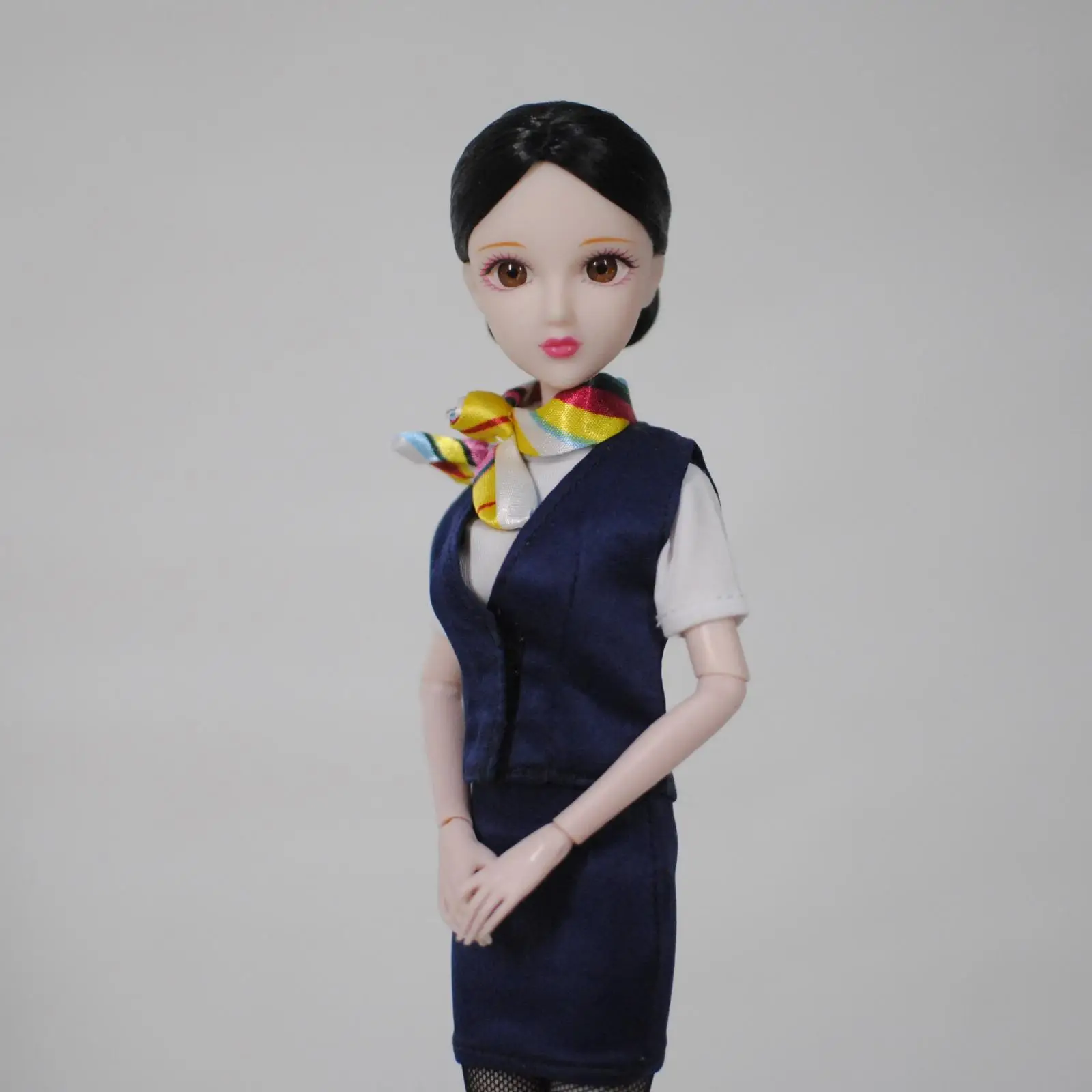 12 Inch BJD Doll Outfit for Stewardess Role Play and Everyday Use
12 Inch BJD Doll Outfit for Stewardess Role Play and Everyday Use