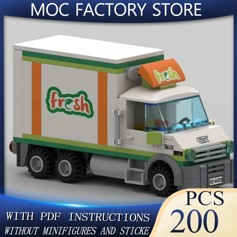 Moc Building Blocks Car Series Model Fresh Box Truck Technical Bricks DIY Assembly Construction Toys For Childr Holiday Gifts
Moc Building Blocks Car Series Model Fresh Box Truck Technical Bricks DIY Assembly Construction Toys For Childr Holiday Gifts