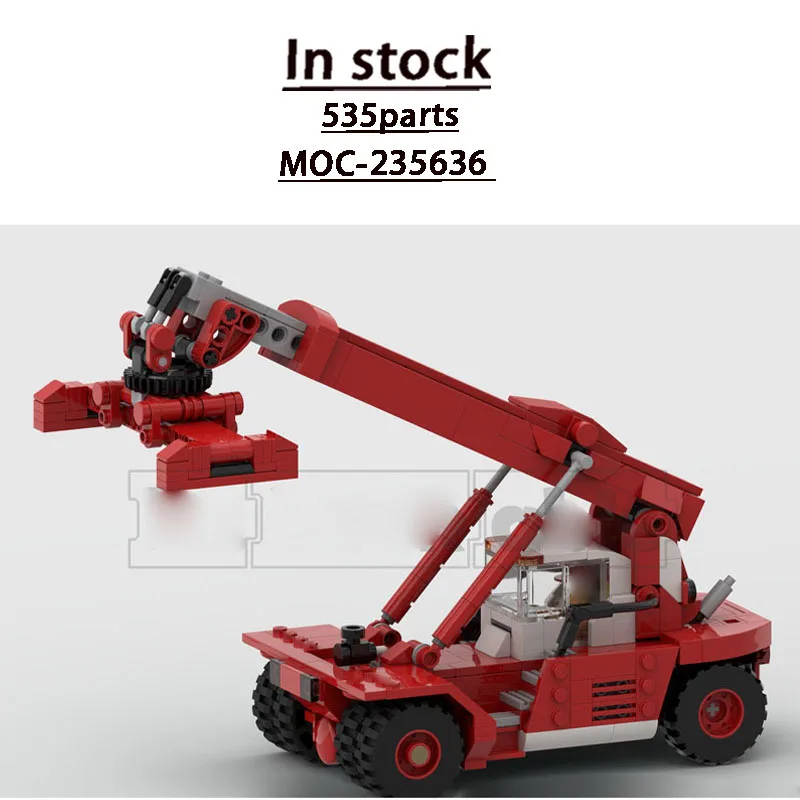 Новая модель сельскохозяйственного трактора-крана MOC-235636, конструктор из 535 деталей, креативный подарок на день рождения для мальчиков и детей
Новая модель сельскохозяйственного трактора-крана MOC-235636, конструктор из 535 деталей, креативный подарок на день рождения для мальчиков и детей