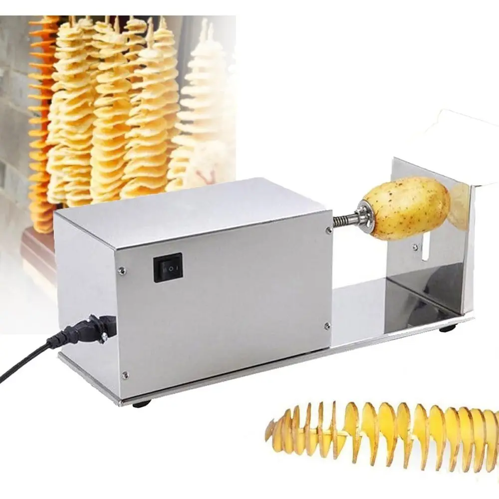 Вихревой спиральный слайсер для картофеля, огурцов и моркови — создание картофеля фри Торнадо и чипсов
Вихревой спиральный слайсер для картофеля, огурцов и моркови — создание картофеля фри Торнадо и чипсов