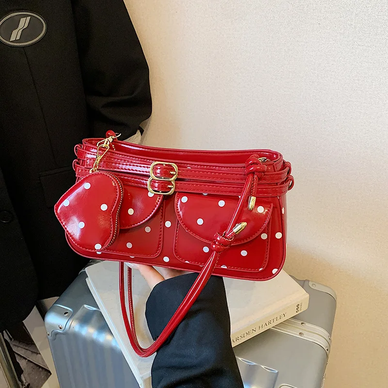 Niche Retro Women's New Korean Fashion Printed Polka Dot Small Square Crossbody Shoulder Bag
Niche Retro Women's New Korean Fashion Printed Polka Dot Small Square Crossbody Shoulder Bag