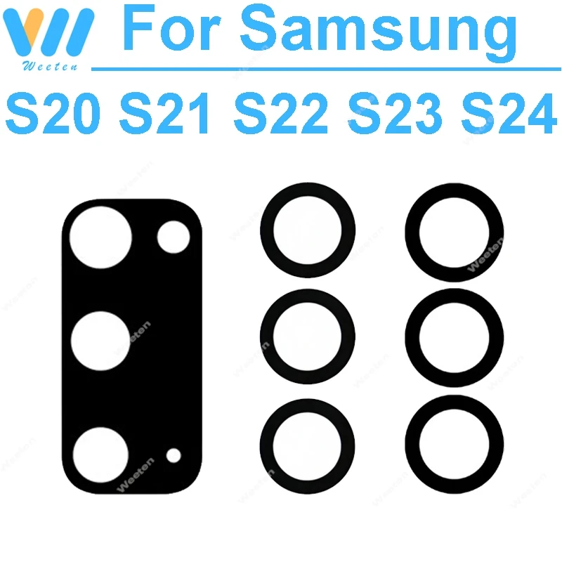 Для Samsung Galaxy S20 S21 S22 S23 S24 FE Plus Ultra G980 G990 S901 S911 S921 Линза задней камеры Стекло с клейкими деталями 
Для Samsung Galaxy S20 S21 S22 S23 S24 FE Plus Ultra G980 G990 S901 S911 S921 Линза задней камеры Стекло с клейкими деталями