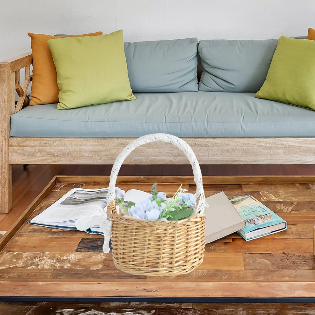 Rattan Flower Handwoven For Wedding Bridal Rustic Storage Basket Woven Design Plant Container For Home Decoration Fruit
Rattan Flower Handwoven For Wedding Bridal Rustic Storage Basket Woven Design Plant Container For Home Decoration Fruit