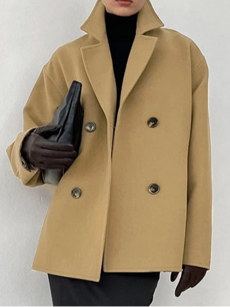 Autumn Winter New Woolen Coat Suit Collar Temperament Loose Thick Coat Fashion Commuting Versatile Women's Clothing
Autumn Winter New Woolen Coat Suit Collar Temperament Loose Thick Coat Fashion Commuting Versatile Women's Clothing