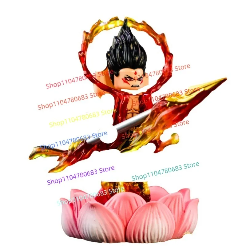 Building Blocks Fire Lotus Six-Armed Nezha & Ao Bing Mini Figure Assembly Model Display Anime Cartoon Decor Collectible Toy Gift
Building Blocks Fire Lotus Six-Armed Nezha & Ao Bing Mini Figure Assembly Model Display Anime Cartoon Decor Collectible Toy Gift