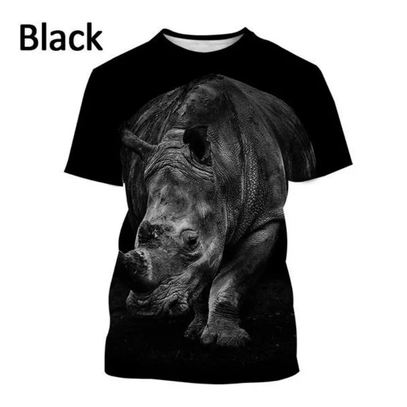 New Style Men's Large Animal 3D Printed T-shirts African Rhino T ShirtS Harajuku Hip-hop Casual Fashion Streetwear Clothing Tops
New Style Men's Large Animal 3D Printed T-shirts African Rhino T ShirtS Harajuku Hip-hop Casual Fashion Streetwear Clothing Tops