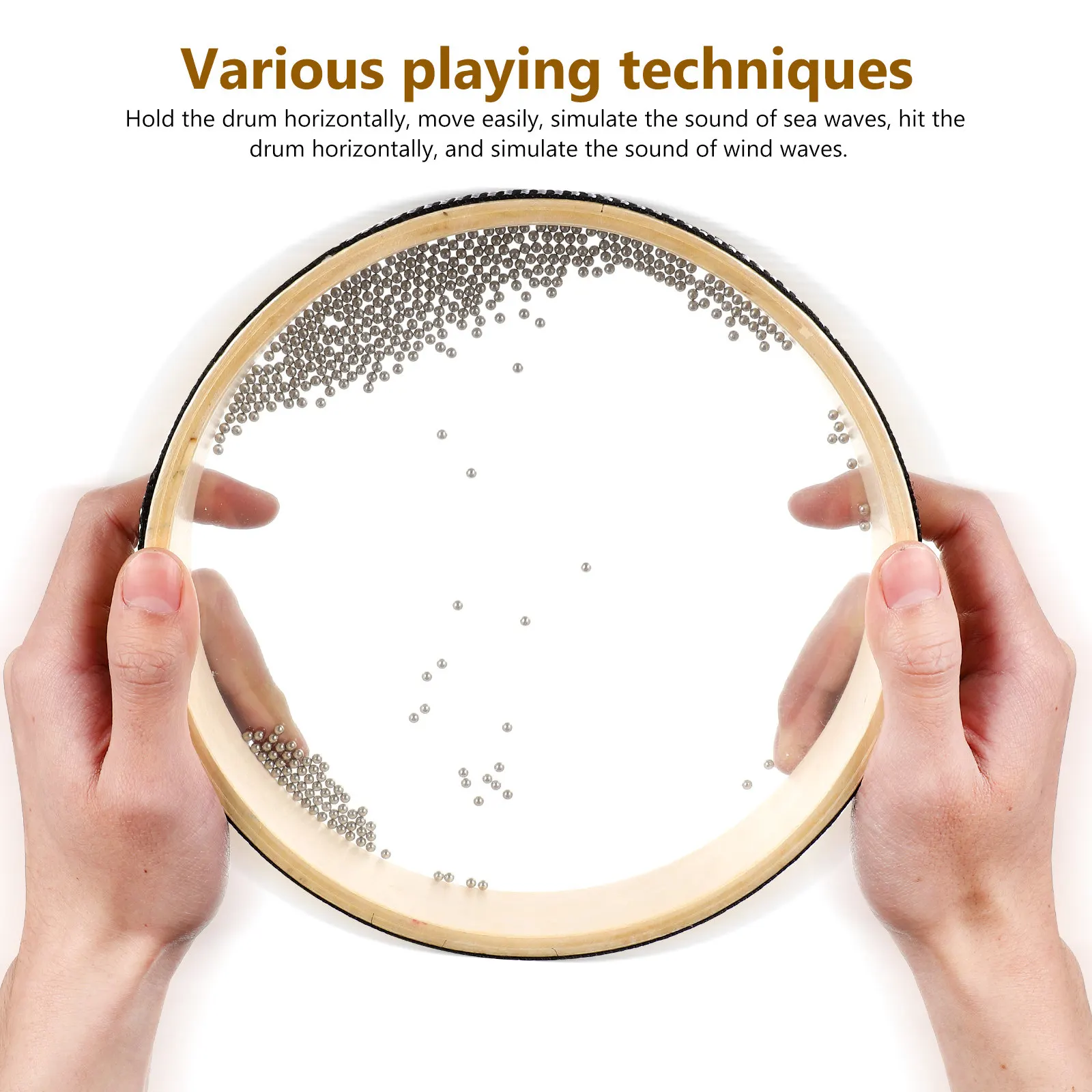 2Pcs Ocean Drums Round Wave Drums Musical Instruments Steel Beads Sound Healing Instrument for Meditation Adults
2Pcs Ocean Drums Round Wave Drums Musical Instruments Steel Beads Sound Healing Instrument for Meditation Adults