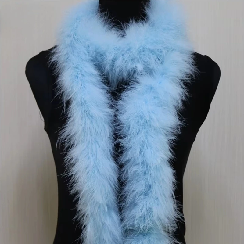 2Meters 50g Fluffy Dyed Blue Turkey Feather Boa Marabou Feathers for Crafts Party/Carnival Costumes/Party Boa Decoration
2Meters 50g Fluffy Dyed Blue Turkey Feather Boa Marabou Feathers for Crafts Party/Carnival Costumes/Party Boa Decoration