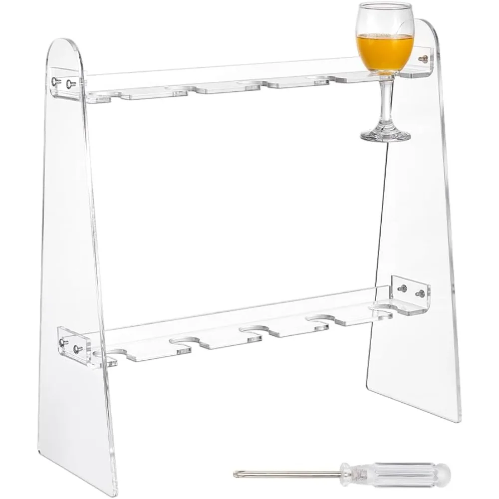 2-уровневый акриловый держатель для шампанского, 10 отверстий, прозрачная флейта для шампанского, стеклянный держатель, подставка, настольная подвесная стойка для выставки товаров, напиток
2-уровневый акриловый держатель для шампанского, 10 отверстий, прозрачная флейта для шампанского, стеклянный держатель, подставка, настольная подвесная стойка для выставки товаров, напиток